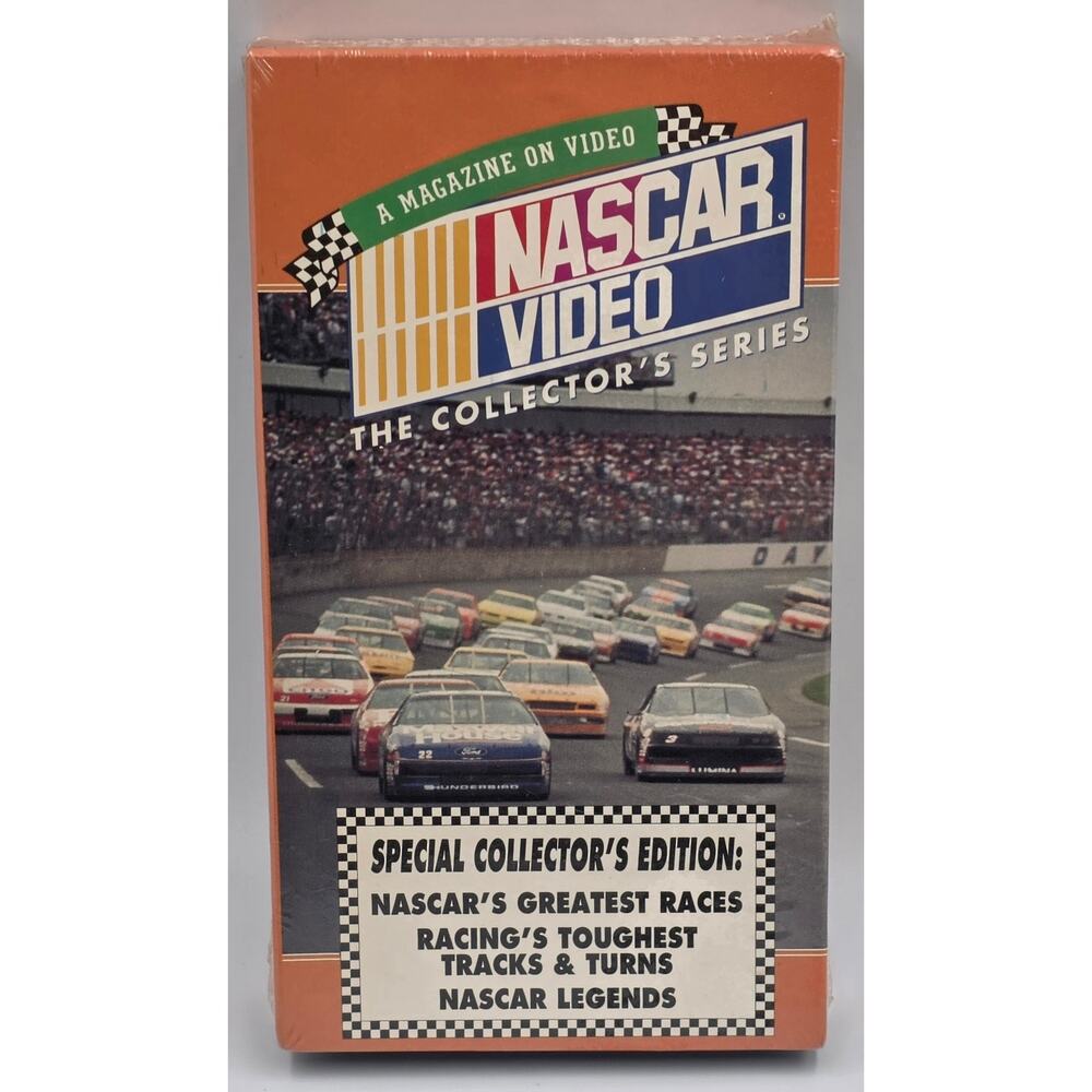 NASCAR Video Collector's Edition Racings Toughest Tracks & Turns Legends VHS '94